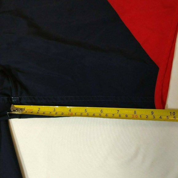 Quicksilver Navy Red Board Shorts Size 36 - Picture 11 of 11